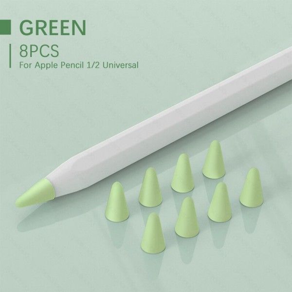 Чохол TPU Goojodoq для наконечника стілус Apple Pencil (1-2 покоління) (8шт) Green (1005001835985075GR)