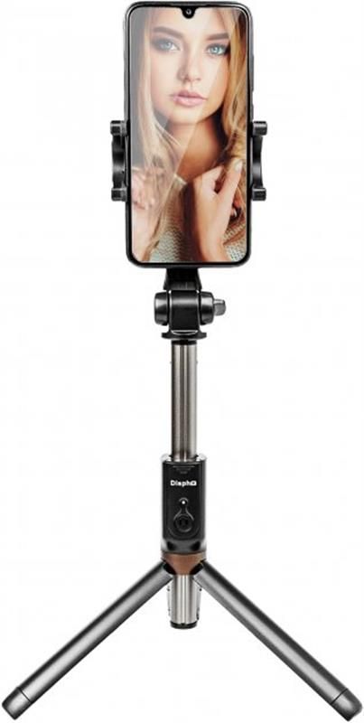 Трипод Dispho WS-18002 Selfie Stick Tripod Bluetooth Black (DSP-WS18002)