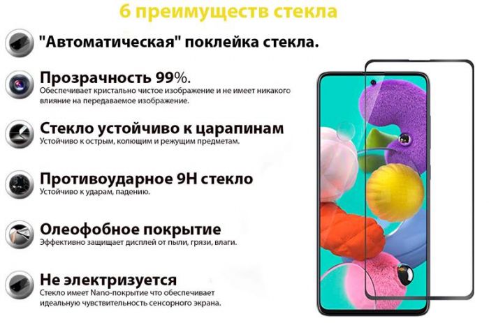 Захисне скло BeCover для Samsung Galaxy M52 SM-M526 Black (706905)