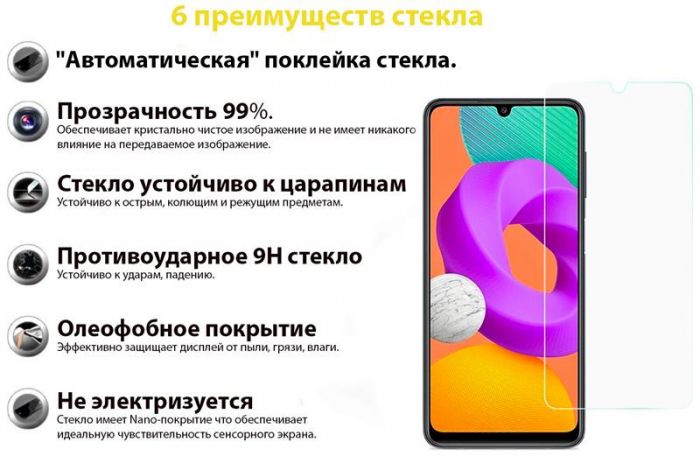 Захисне скло BeCover для Samsung Galaxy M22 SM-M225 (706908)