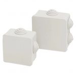 Коробка розподільна Courbi 65x65x40 сіра