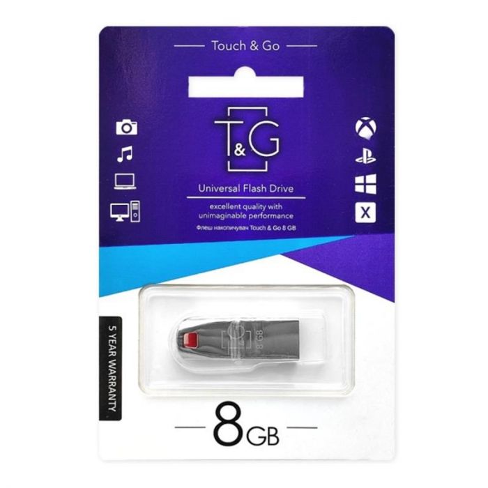 Флеш-накопичувач USB 8GB T&G 115 Stylish Series (TG115-8G)