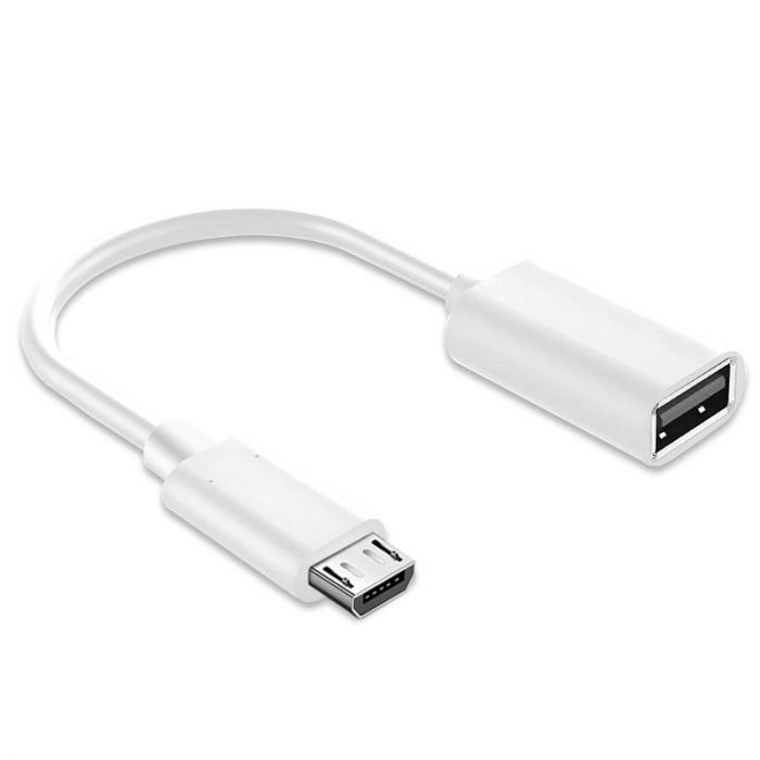 Адаптер XoKo AC-130 USB - micro USB (F/M) White (XK-AC130-WH)