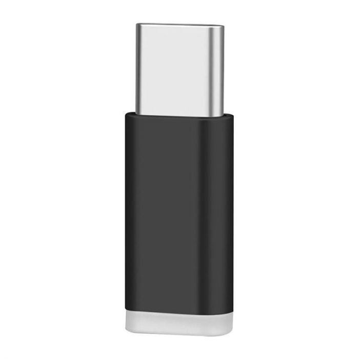 Адаптер XoKo AC-010 micro USB - USB Type-C (F/M) Black (XK-AC010-BK)