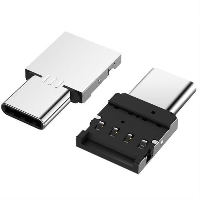Адаптер XoKo AC-045 USB-USB Type-C Silver (XK-AC045-SL)