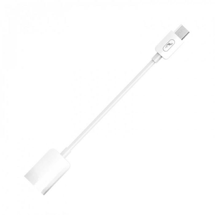 Перехідник SkyDolphin OT03 OTG microUSB - USB White (ADPT-00019)