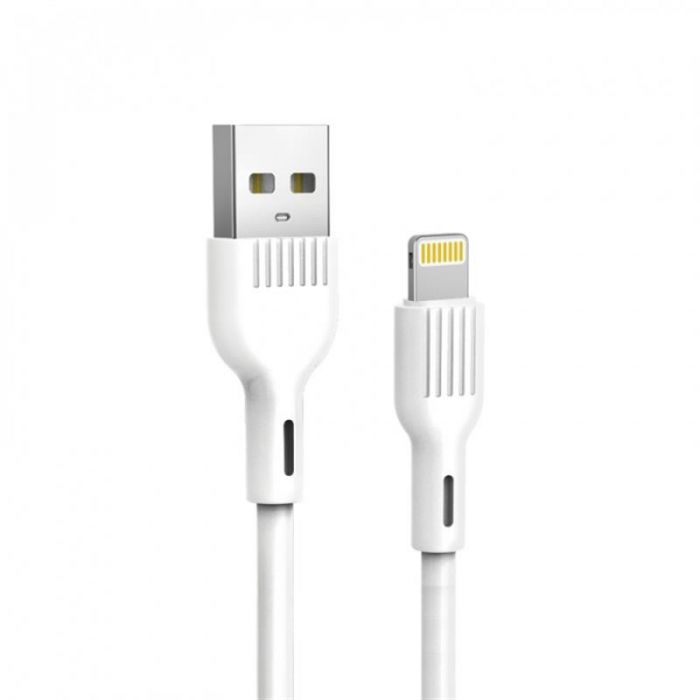 Кабель SkyDolphin S03L USB - Lightning (M/M), 1 м, White (USB-000417)