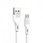 Кабель SkyDolphin S03V USB - microUSB 1м, White (USB-000421)