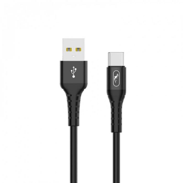 Кабель SkyDolphin S05T TPE Frost Line USB - Type-C 1м, Black (USB-000551)