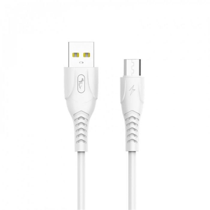 Кабель SkyDolphin S08V USB - microUSB 1м, White (USB-000564)