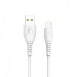 Кабель SkyDolphin S08L USB - Lightning 1м, White (USB-000560)