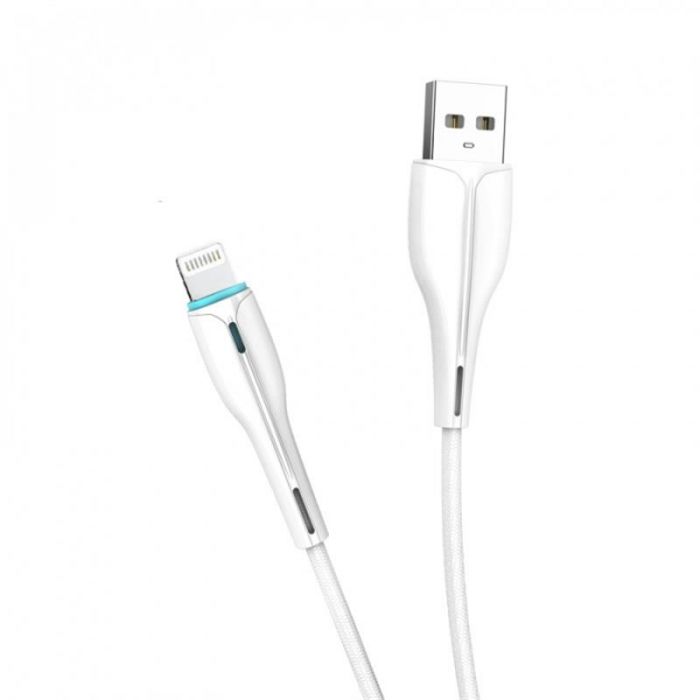 Кабель SkyDolphin S48L USB - Lightning (M/M), 1 м, White (USB-000423)