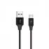 Кабель SkyDolphin S55V Neylon USB - micro USB (M/M), 1 м, Black (USB-000438)