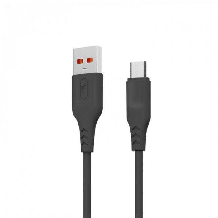 Кабель SkyDolphin S61VB USB - мicroUSB 2м, Black (USB-000450)