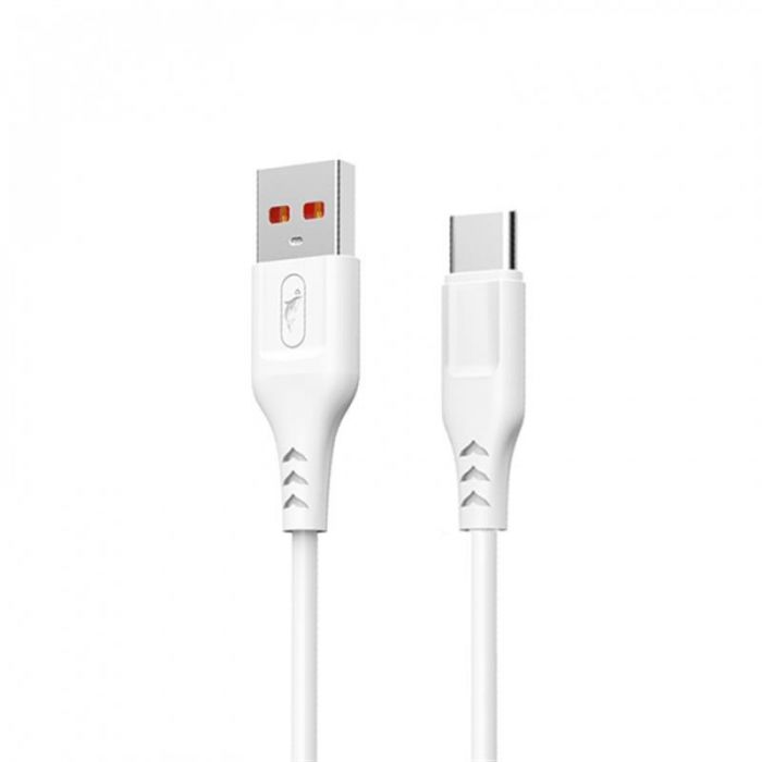 Кабель SkyDolphin S61T USB - Type-C 1м, White (USB-000445)