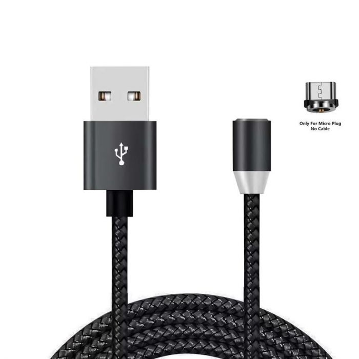 Кабель XoKo SC-355m Magneto USB-MicroUSB, 1.2м Black (SC-355m MGNT-BK)