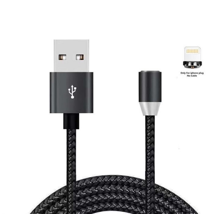 Кабель XoKo SC-355i Magneto USB-Lightning, 1.2м Black (SC-355i MGNT-BK)