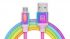 Кабель REAL-EL Premium Rainbow USB-microUSB 1m  (4743304104727)