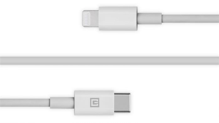 Кабель REAL-EL USB Type-C - Lightning (M/M), 2 м, White (EL123500058)