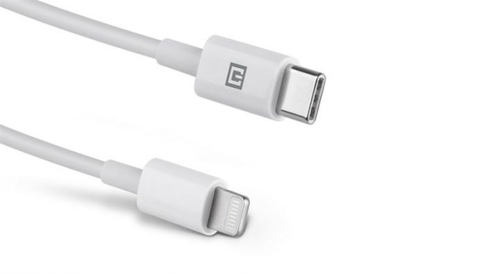 Кабель REAL-EL USB Type-C - Lightning (M/M), 1 м, White (EL123500057)