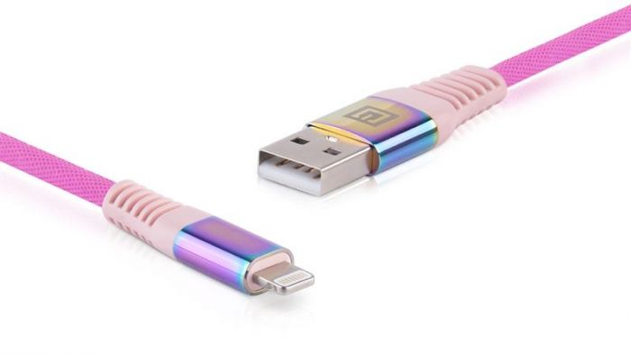 Кабель REAL-EL Rainbow USB-Lightning 1m (4743304104703)