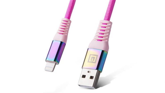 Кабель REAL-EL Rainbow USB-Lightning 1m (4743304104703)