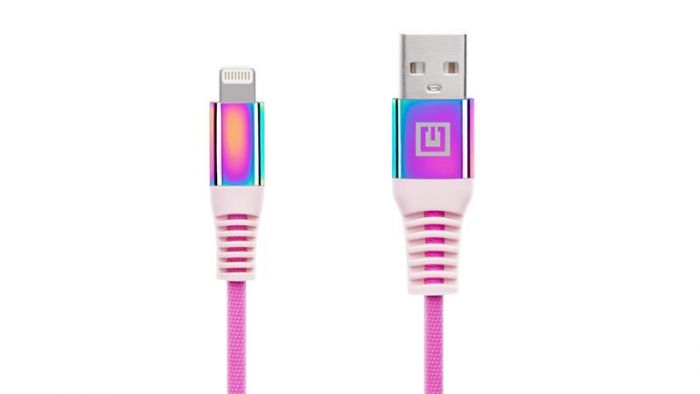 Кабель REAL-EL Rainbow USB-Lightning 1m (4743304104703)