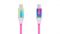 Кабель REAL-EL Premium Rainbow USB Type C-USB Type C 1m (4743304104741)