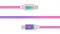 Кабель REAL-EL Premium Rainbow USB Type C-USB Type C 1m (4743304104741)