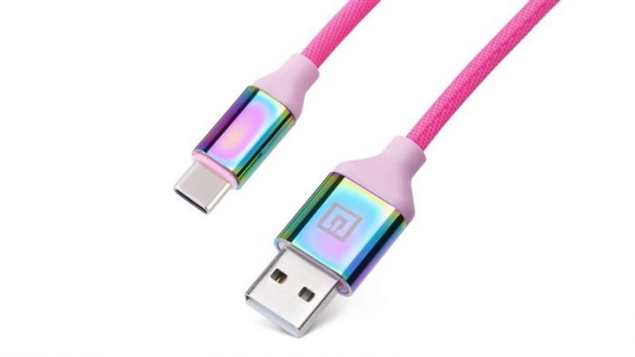 Кабель REAL-EL Premium USB - USB Type-C (M/M), 1 м, Rainbow (EL123500050)