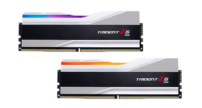 Модуль пам`ятi DDR5 2x16GB/7200 G.Skill Trident Z5 RGB Silver (F5-7200J3445G16GX2-TZ5RS)