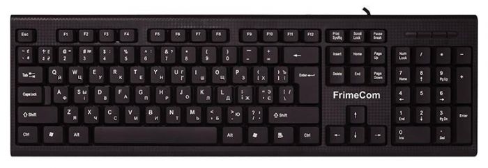 Клавіатура FrimeCom K13 Ukr Black USB