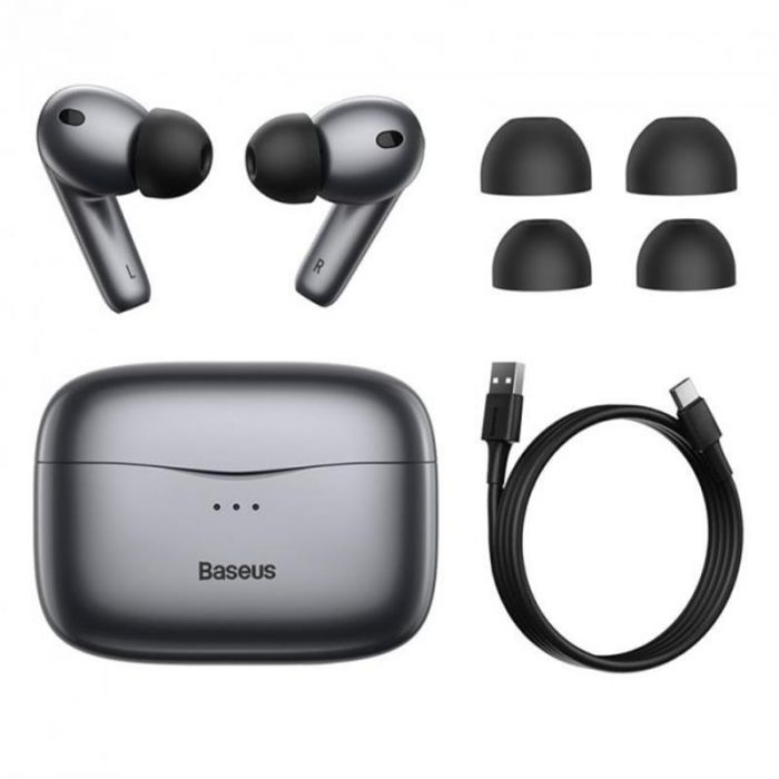 Bluetooth-гарнітура Baseus S2 TWS Gray (NGS2-0G)