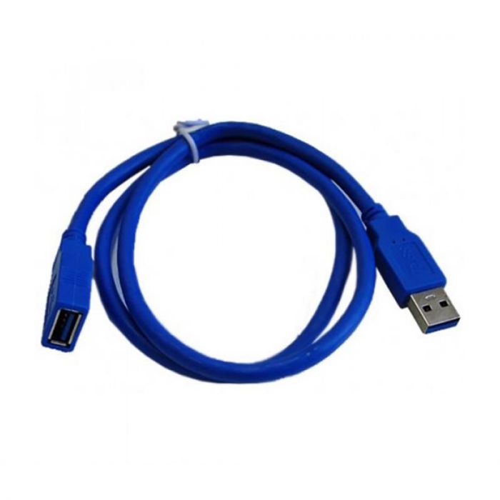 Кабель ATcom подовжувач USB 3.0 AM/AF 0.8 м blue