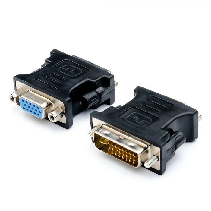 Перехідник Atcom DVI 24+5pin - VGA (M/F) Black (11209)