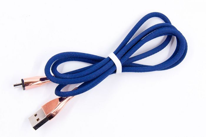 Кабель Dengos USB-microUSB 1.5м Blue (NTK-M-DL-SET-BLUE)