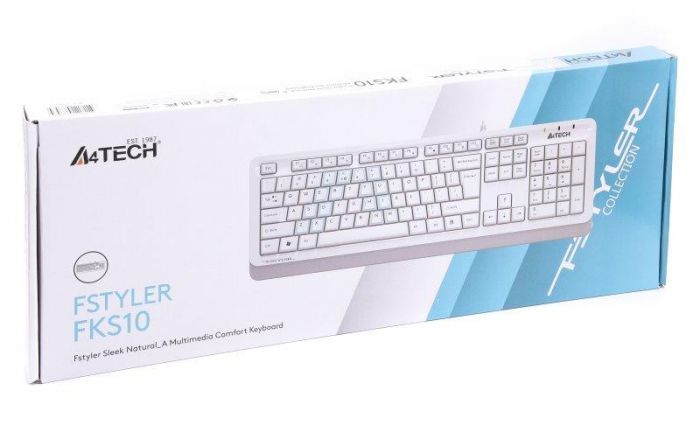 Клавіатура A4Tech Fstyler FKS10 White