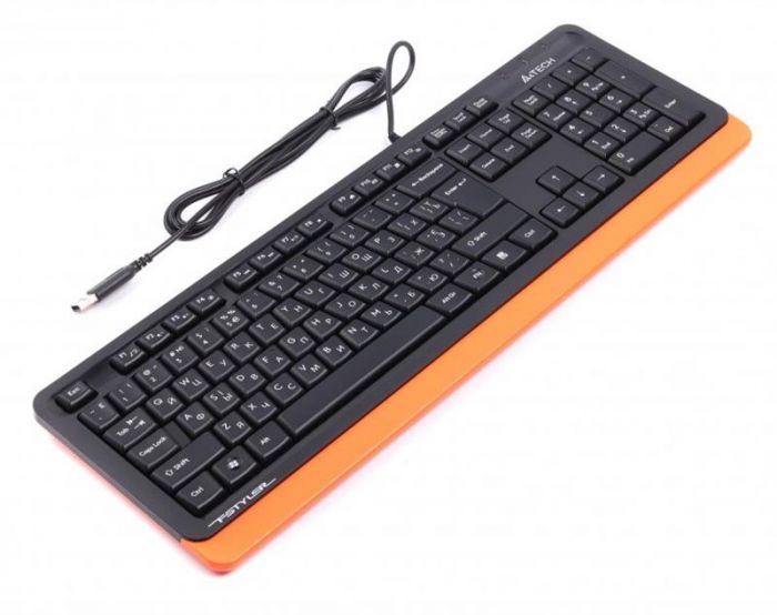 Клавіатура A4Tech Fstyler FKS10 Orange USB