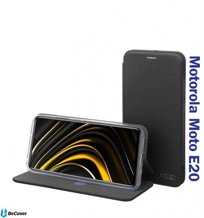 Чохол-книжка BeCover Exclusive для Motorola Moto E20 Black (706998)