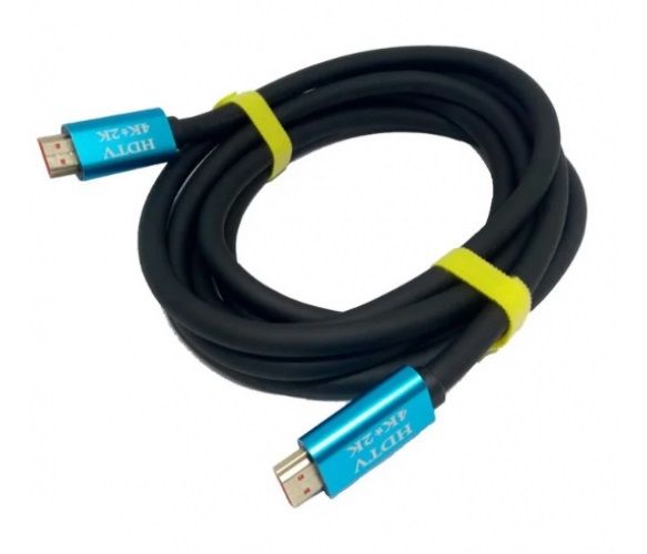Кабель Merlion HDMI - HDMI V 2.0, (M/M), 1.5 м, Black (YT-HDMI(M)/(M)4KV2.0-1.5m/19117)