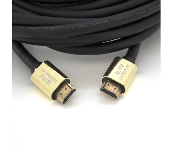 Кабель Merlion HDMI - HDMI V 2.1, (M/M), 5 м, Black (YT-HDMI(M)/(M)8KV2.1-5.0m/19116)