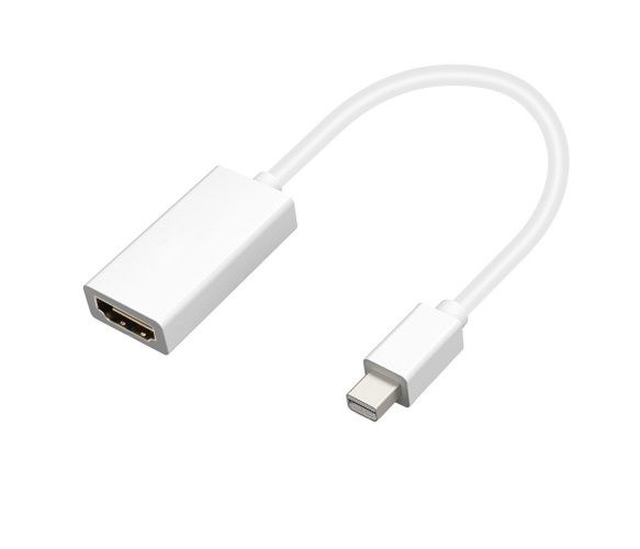 Адаптер Voltronic Mini DisplayPort - HDMI White (YT-C-mnDP(M)/HDMI(F)-B-W/08627)