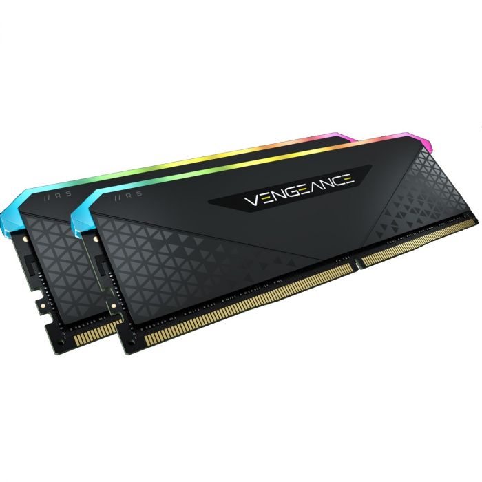 Модуль пам`ятi DDR4 2x16GB/3600 Corsair Vengeance RGB RS Black (CMG32GX4M2D3600C18)