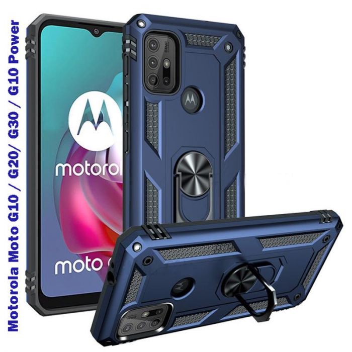 Чохол-накладка BeCover Military для Motorola Moto G10/G10 Power/G20/G30 Blue (707106)