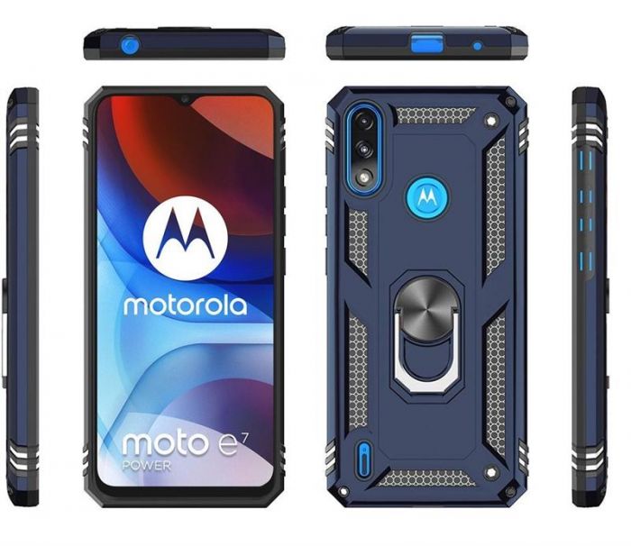 Чохол-накладка BeCover Military для Motorola Moto E7 Power/E7i Power Blue (707108)