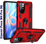 Чохол-накладка BeCover Military для Xiaomi Poco M4 Pro 5G Red (707122)