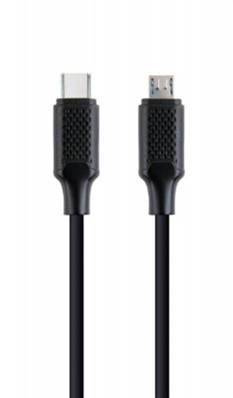 Кабель Cablexpert micro USB - USB Type-C (M/M), 1.5 м, Black (CC-USB2-CMMBM-1.5M)