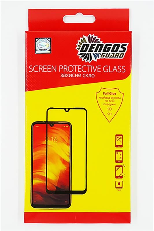 Захисне скло Dengos для Samsung Galaxy A23 SM-A235 Black Full Glue (TGFG-203)