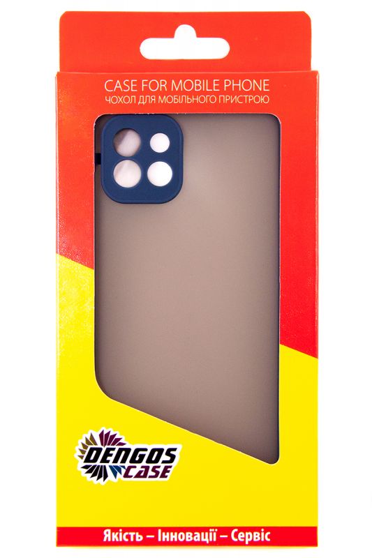 Чохол-накладка Dengos Matt для Samsung Galaxy A03 SM-A035 Blue (DG-TPU-MATT-94)