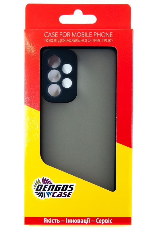 Чохол-накладка Dengos Matt для Samsung Galaxy A33 SM-A335 Black (DG-TPU-MATT-98)